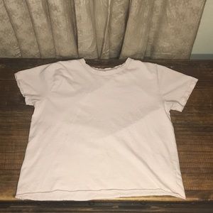 Forever 21 light pink crop top